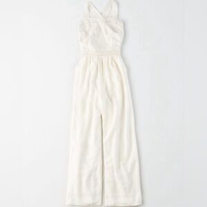 American Eagle Crochet Jumpsuit